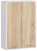 Kúpeľňová skrinka FIN H934 W64 2D biela / dub sonoma