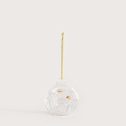 Závesná vianočná dekorácia GLARS so sobom 757495