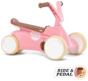 BERG GO - retro odrážadlo a šliapadlo 2v1 - ružové