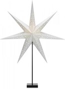 Markslöjd 704453 - Vianočná dekorácia SOLVALLA 1xE14/25W/230V strieborná 1m