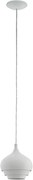 Eglo 97212 - Luster na lanku CAMBORNE 1xE27/60W/230V biela priemer 190 mm