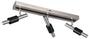 Čierne/v striebornej farbe LED bodové svietidlo 20,5x63 cm Ikaris – Trio Select
