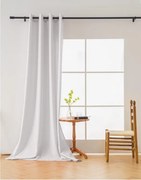Záves OXFORD LIGHT 140x250 cm, biely Zavesenie: Riasiaca páska