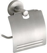 Mexen Remo, držiak na toaletný papier s krytom, brúsená oceľ, 7050733-97
