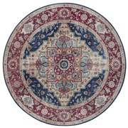 Hanse Home, Kusový koberec Asmar 104017 Indigo/Blue kruh, 160x160 (priemer) kruh, modrá, obývacia izba