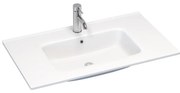 BATH DELUXE 06-080-27-11-00 - Zapustené umývadlo LILLESNAD 81x46 cm keramika/biela