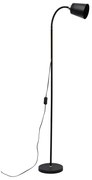 Stojacia lampa 1xE27/40W/230V čierna