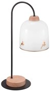 Kolarz A1352.71.Au.100 - Stolná lampa NONNA 1xE27/60W/230V jelene dub/biela/zlatá