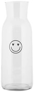Sklenená karafa so smajlíkom Heart & Smile - Ø 9*25 cm / 1000 ml