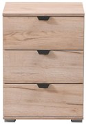 Nočný stolík Duerto 3F šedá dub 11008315
