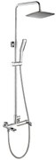 Laveo Pinar, sprchová súprava nástenná h-1000-1300, chrómová, PAW00KB, LAV-PAE_00KB
