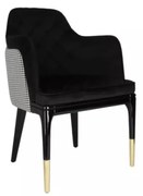 BELINI PLUS ČALÚNENÁ STOLIČKA black