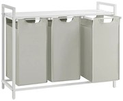 Kôš na bielizeň REX biely