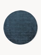 Okrúhly ručne tkaný koberec z viskózy Jane