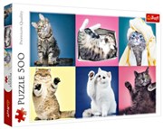 Puzzle 500 dielikov "Mačky" 48 x 34 cm. 500 kusov.