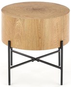 Konferenčný stolík Brooklyn-S dub prírodný/čierna