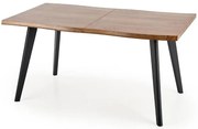 Rozkladací stôl Dickson 150/210x90cm  Mdf/Drevo – Dub Naturalny/Čierna