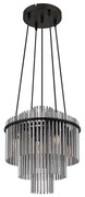 Globo 15698H2 - Luster na lanku GORLEY 5xE14/40W/230V čierna
