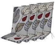 Doppler LIVING 5703 vysoký - set 4 ks - podušky na stoličku a kreslo
