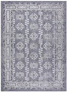 Kusový koberec Sion Sisal Ornament 2832 blue/pink/ecru – na von aj na doma, 80x150, šedá, chodba / predsieň, Dywany Łuszczów