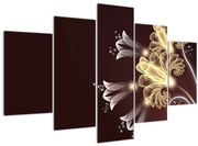 Obraz - Žiarivé kvety (150x105 cm)