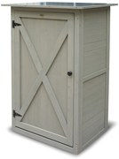 Habau Záhradná skriňa Benno, 76 x 56 x 117 cm, sivá  (100344780)