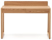 Pracovný stôl s doskou v dekore jaseňového dreva 60x120 cm Arandu – Kave Home