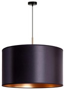 Duolla - Luster na lanku CANNES 1xE27/15W/230V pr. 50 cm čierna/medená