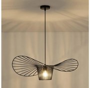 Luster na lanku OGGI 1xE27/40W/230V čierna