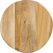 Ib Laursen Drevená tácka Round Unique Ø 20 cm