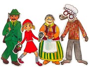 MARIONETINO – Červená Čiapočka – bábky 4 ks