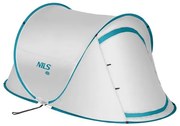 Samorozkladací plážový stan NILS Camp NC3743 - sivý