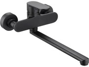 Mexen Milo - vaňová batéria s dlhou výlevkou, čierna, 71335-70