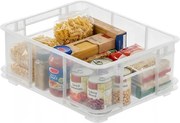 Keeeper Úložný box pre domácnosť aj dielňu, BRUNO L, 20,5L, 43 x 35 x 17,5 cm, transparentný