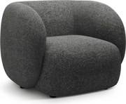 Tmavosivé kreslo Kate – Micadoni