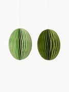 Ručne vyrobené veľkonočné závesné dekorácie Honeycomb, 2 ks