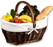 Košík na ovocie Basket Dark, 45x34x37 cm