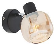 Redo 04-483 - Nástenné bodové svietidlo AMBER 1xE14/28W/230V