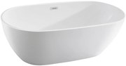 Aqualine Aqualine, DOURO voľne stojaca vaňa 180x80cm, biela, E1880