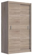 Šatní skriňa SAPHIRA 150x215 cm s posuvnými dverami dub sonoma