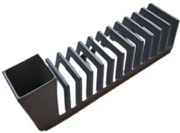 Odkvapkávač na 12 tanierov a príbor sivý 10071690