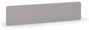 Akustická nástenka 180 x 40 cm, sivá