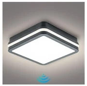 Brilagi - LED Vonkajšie svietidlo so senzorom BENE LED/18W/230V 22x22 cm IP54 BG0924