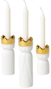 räder Porcelánový svietnik Traja králi – sada 3 ks