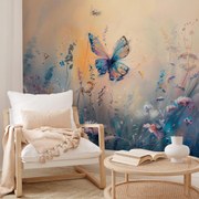 Fototapeta - Lúka s motýľom II. (147x102 cm)