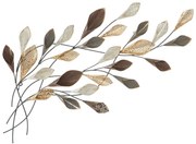 Bielo-hnedá nástenná dekorácia Mauro Ferretti Ramo, šírka 46 cm