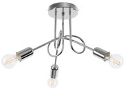 Sollux SL.1440 - Prisadený luster LOOP 3xE27/15W/230V chróm
