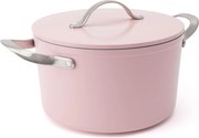 Elmich Nepriľnavý keramický hrniec Zen Ø 24 cm (5,5 l) - ružový