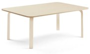 Stôl ELTON, 1800x700x530 mm, laminát - breza, breza