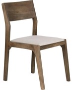 Eglo 424959 - Jedálenská stolička CALAMBA 84x55 cm hnedá/krémová EG424959